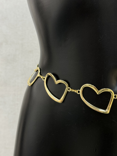 Mayorista PRESTILA - Cinturón de cadena con forma de corazón para mujer