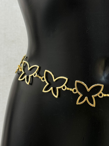 Wholesaler PRESTILA - Women's Butterfly Chain Belt