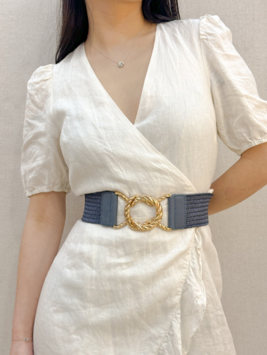 Wholesaler PRESTILA - Women's Braided Elastic Belt