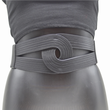 Wholesaler PRESTILA - Stretch faux leather crossover belt