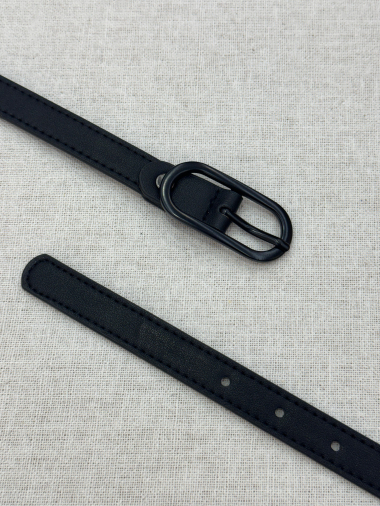 Wholesaler PRESTILA - Women's thin faux leather belt