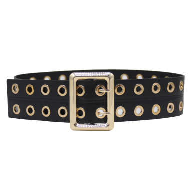 Wholesaler PRESTILA - Wide women's belt with eyelets