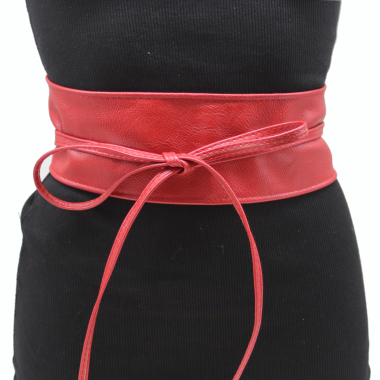 Wholesaler PRESTILA - Women's belt, OBi, faux leather