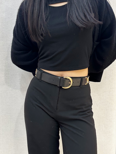 Wholesaler PRESTILA - Women's Faux Leather Belt