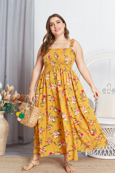 Wholesaler PRETTY SUMMER - Yellow Dress