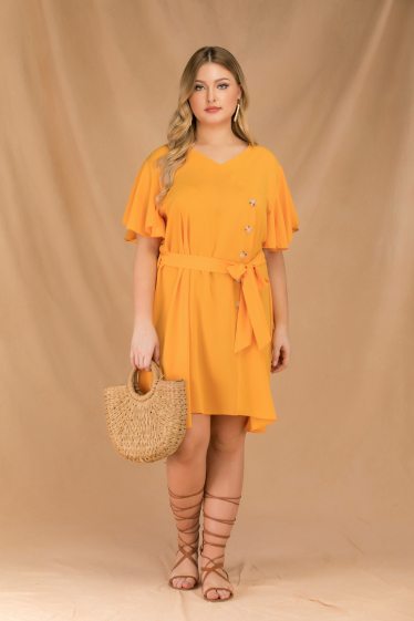 Wholesaler PRETTY SUMMER - Yellow Dress