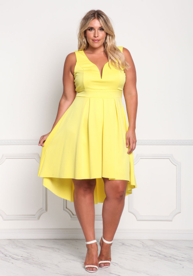 Großhändler PRETTY SUMMER - Gelbes Kleid