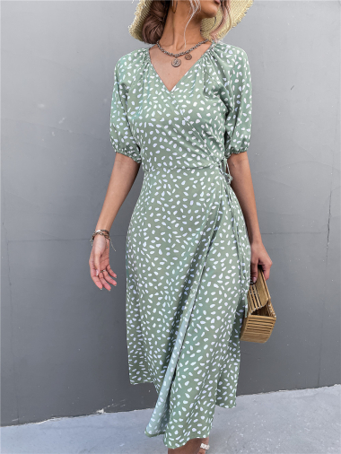 Wholesaler PRETTY SUMMER - Green Dress