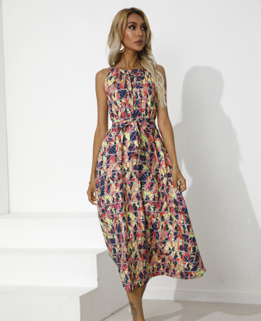 Wholesaler PRETTY SUMMER - YELLOW Dresses