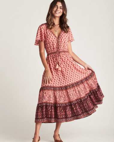 Wholesaler PRETTY SUMMER - PINK Dresses