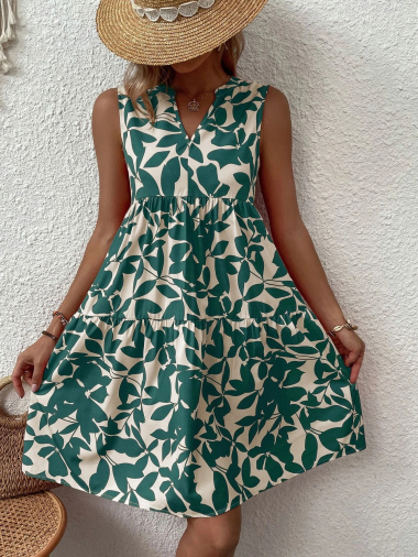 Wholesaler PRETTY SUMMER - GREEN Dresses