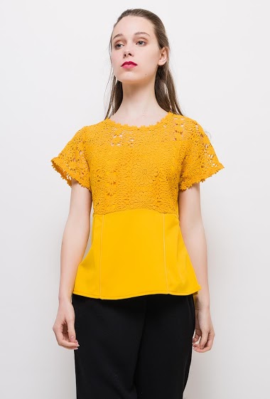 Großhändler Princesse - Blouse with lace