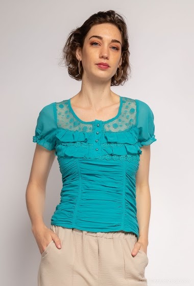 Wholesaler Princesse - Draped blouse