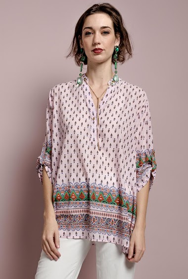 Wholesaler Princesse - Printed blouse