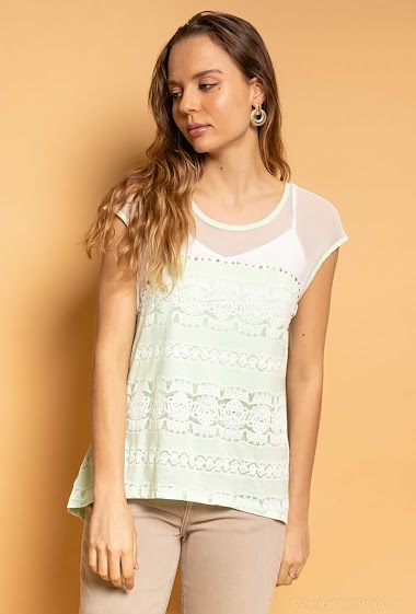 Wholesaler Princesse - Printed blouse