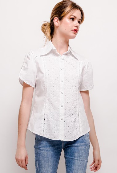 Wholesaler Princesse - Embroidered shirt