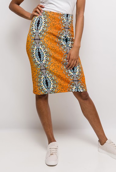 Wholesaler Princesse - Skirt with ethnic print