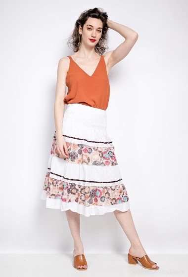 Wholesaler Princesse - Printed skirt