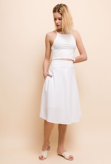 Wholesaler Princesse - Flared midi skirt