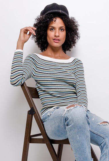 Großhändler Princesse - Shiny striped sweater