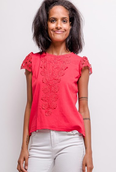 Großhändler Princesse - T-shirt with lace