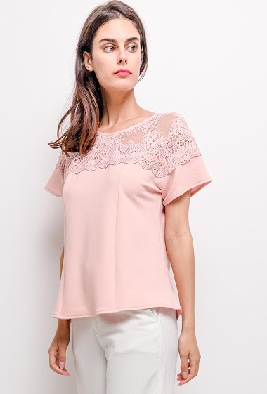 Wholesaler Princesse - T-shirt with lace