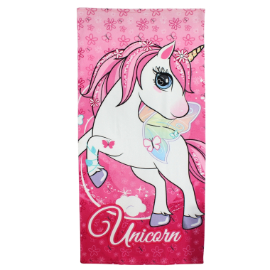 Grossiste Princesse (Kids) - Serviette polyester unicorn.