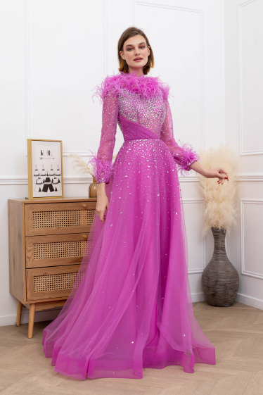 Grossiste Promarried - Robe de cocktail FUXIA