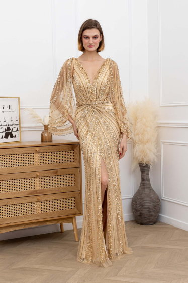 Wholesaler Promarried - Robe de cocktail GOLD