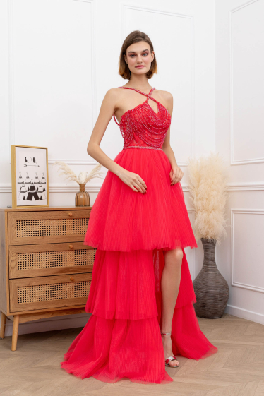 Grossiste Promarried - Robe de cocktail MELON RED