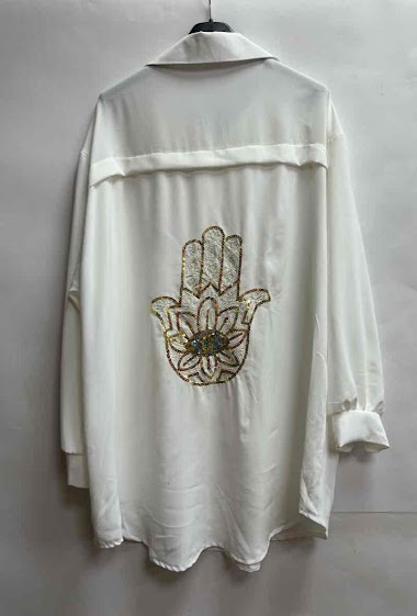 Großhändler Promise - Hand embroidered shirt