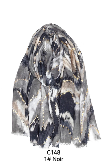 Wholesaler PROMISE - Gradient print scarf with gilding