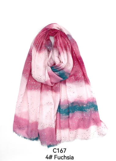Großhändler PROMISE - Schal mit Farbverlaufsdruck und Vergoldung
