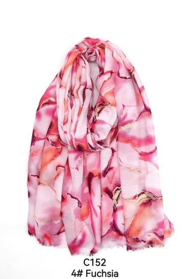 Wholesaler PROMISE - Gradient print scarf with gilding