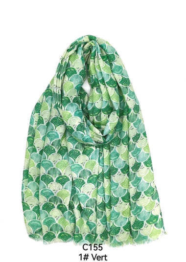 Wholesaler PROMISE - Fan print scarf