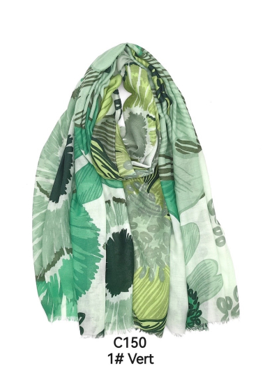 Wholesaler PROMISE - Flower print scarf