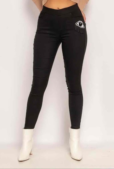 Wholesaler Promise - Stretch jegging with eyes