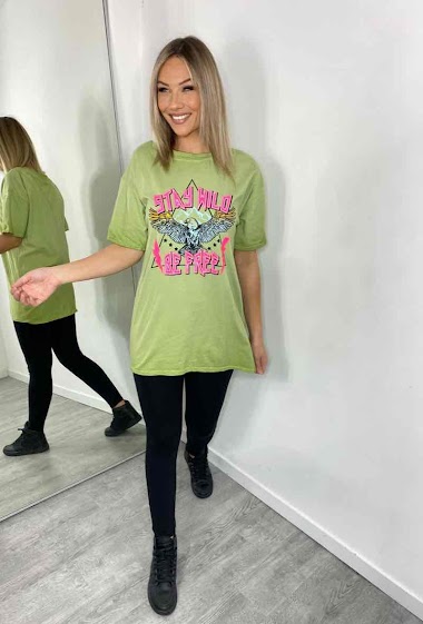 Großhändler Promise - Printed T-shirt STAY WILD