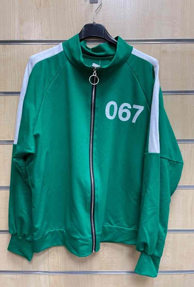Wholesaler PROMISE - Bicolored jacket with number