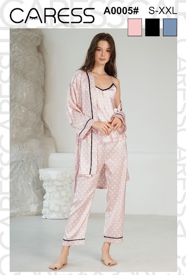 Wholesaler ESTHER QUEEN - Pyjama satin set