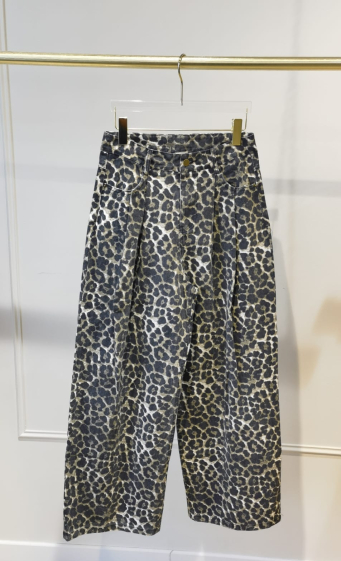 Wholesaler PURPLE QUEEN - leopard jeans