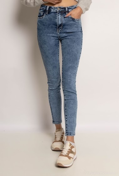 Wholesaler Queen Hearts - Skinny jeans with cutout effect