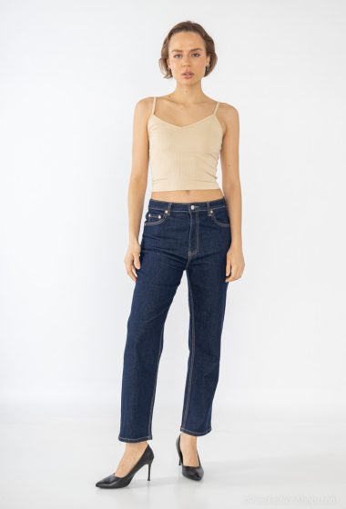 Großhändler Queen Hearts - Rohe Mom-Jeans