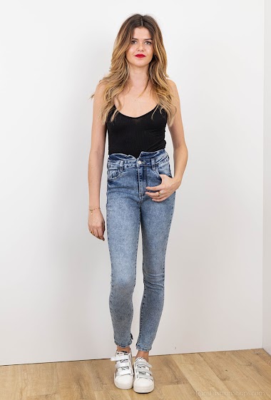 Grossiste Queen Hearts - Jeans taille haute