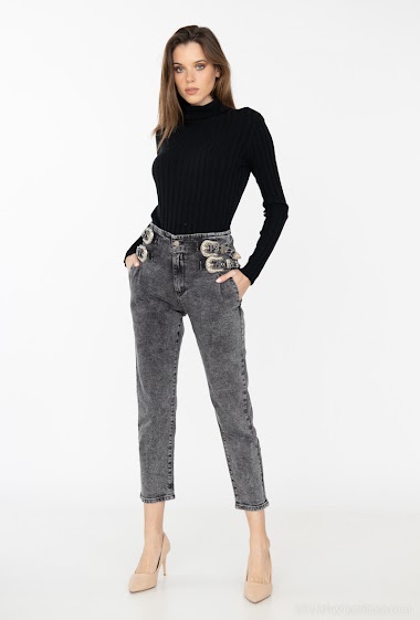 Großhändler Queen Hearts - Mom fit jeans