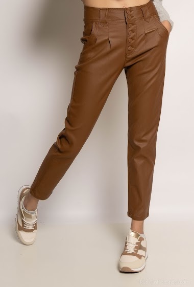 Großhändler Queen Hearts - coated straight pants
