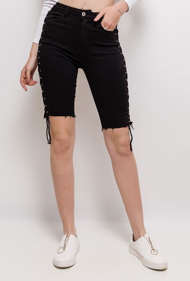 Wholesaler Queen Hearts - Lace-up shorts