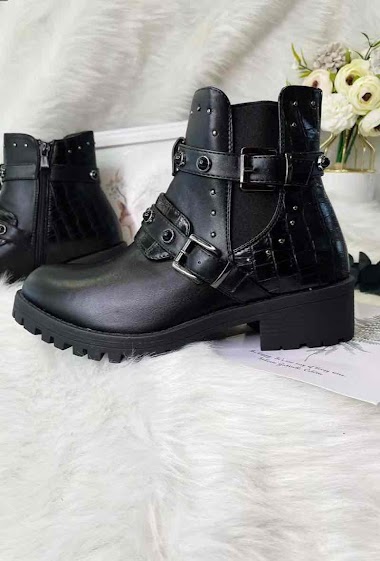 Großhändler Queen Vivi - Ankle boots with buckle detail