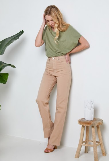 Wholesaler R-Display - High waist wide leg trouser