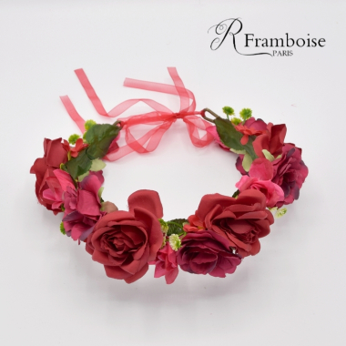 Grossiste R Framboise - Couronnes fleurs